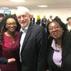 Sandra Pollock, Jeremy Corbyn and Sonia Thompson